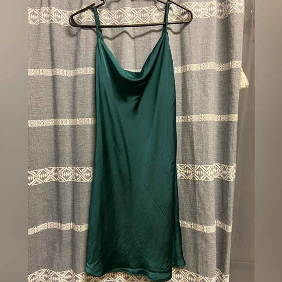 Alter’d State Emerald Green Pauli Mini Slip Dress - Picture 1 of 4